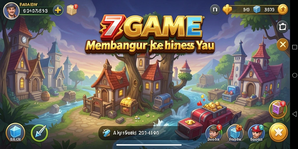 Gameplay Tycoon yang seru dan menarik di 7GAME.