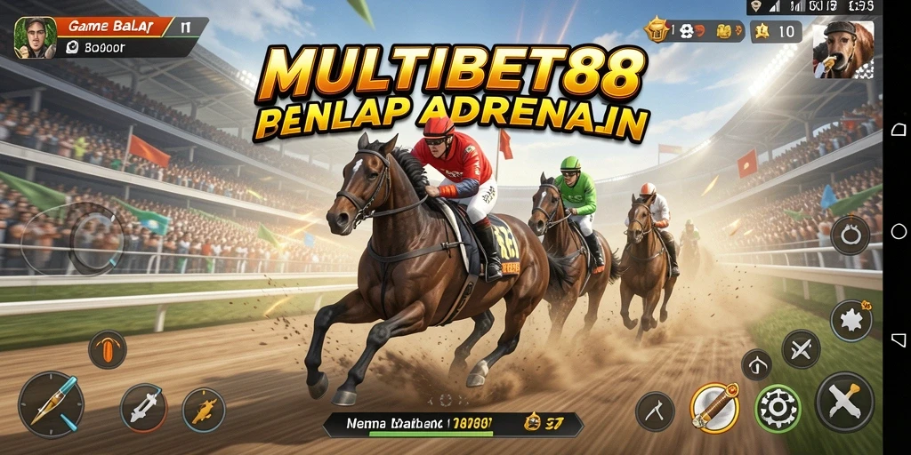Gameplay Racing yang menegangkan di MULTIBET88.