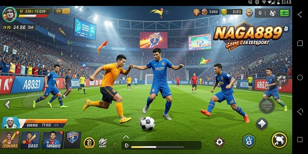 Tampilan gameplay NAGA889 yang intens dalam setiap pertandingan olahraga.