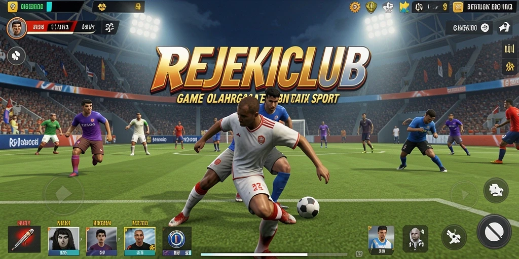 Tampilan gameplay seru dan dinamis di REJEKICLUB.