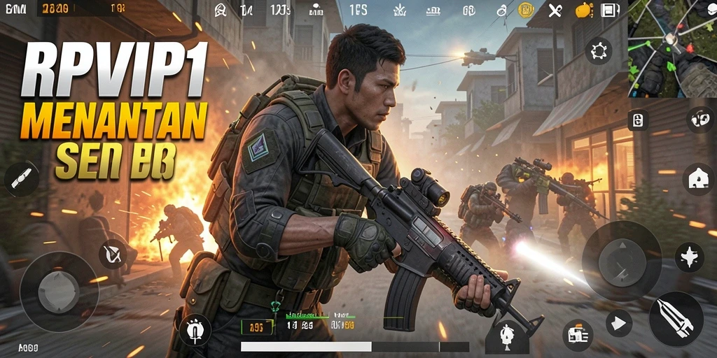 Screenshot gameplay RPVIP1 menampilkan aksi seru yang mendebarkan.