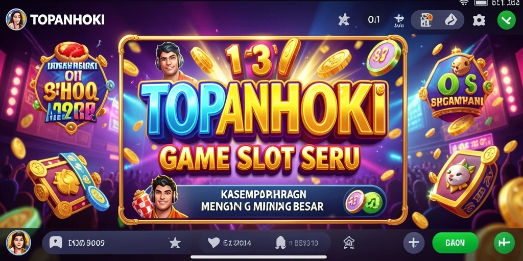 Screenshot gameplay Slot TOPANHOKI yang mengasyikkan.